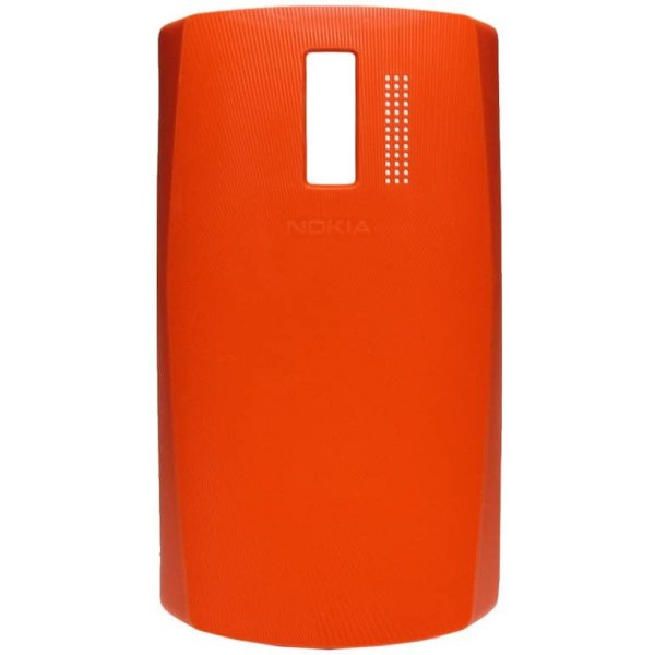 Nokia Asha 205 Single Sim - Copri Batteria - Arancione