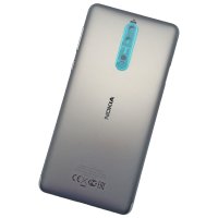 Nokia 8 Dual SIM - Akkudeckel - Silber