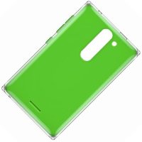 Nokia Asha 502 - Copri Batteria - Luminoso Verde
