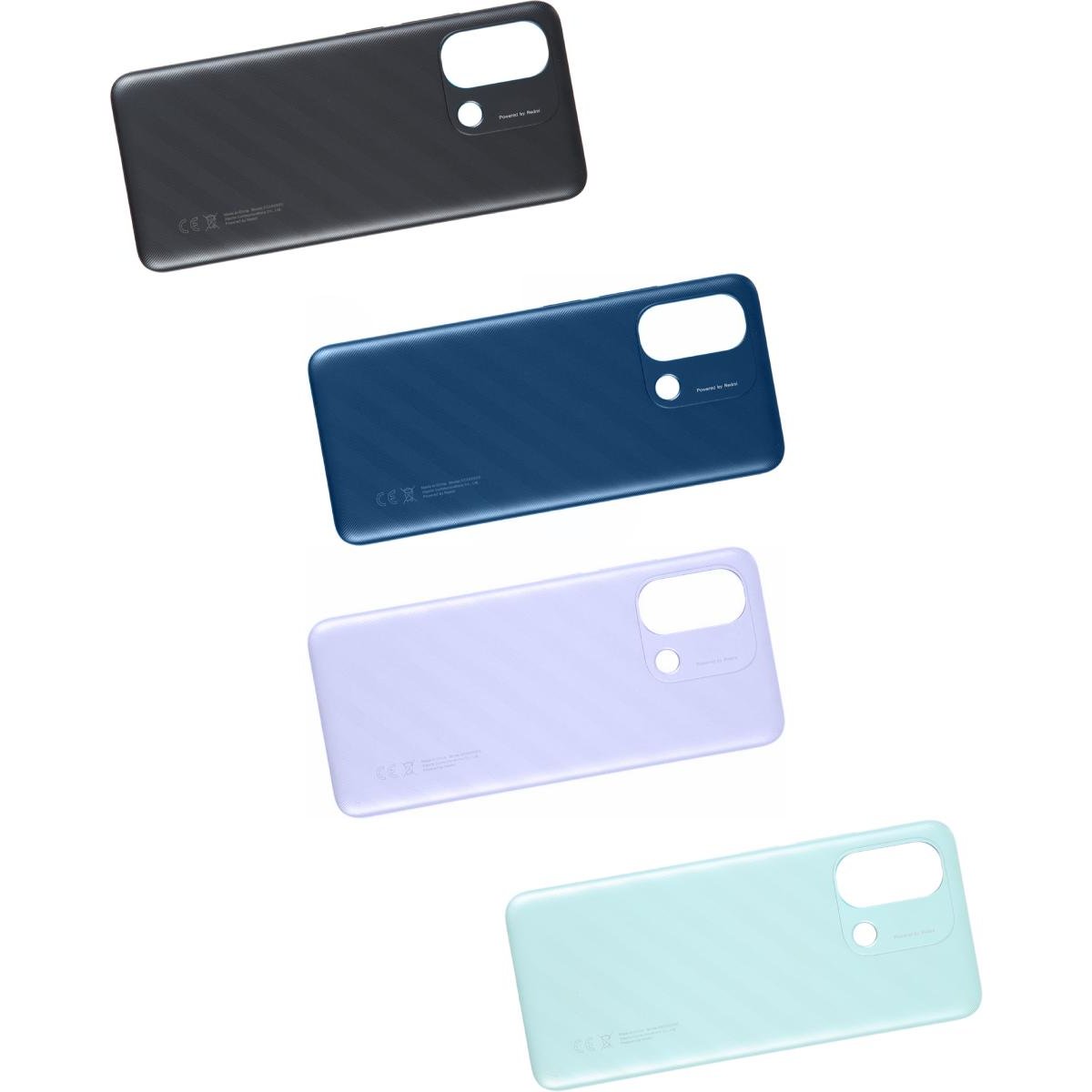 LUVSS Akkudeckel Ersatz Für Xiaomi Redmi Note 12 Pro 5G – Hinteres Glas-Backcover In Schwarz Mit Reparatur-Set