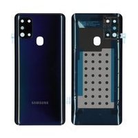 Akkudeckel für Samsung Galaxy A21s - Schwarz