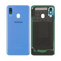 Akkudeckel für A405F Samsung Galaxy A40 - blue