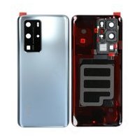 Akkudeckel für Huawei P40 Pro - Silber