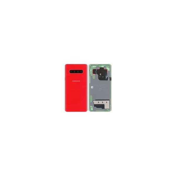 Akkudeckel für G975F Samsung Galaxy S10+ - cardinal red