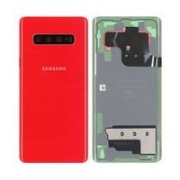 Akkudeckel für G975F Samsung Galaxy S10+ - cardinal red