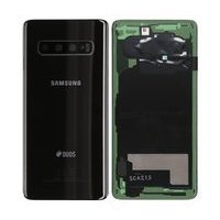 Akkudeckel für Samsung Galaxy S10 Duos - Schwarz