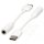 USB-C to 3.5mm adapter, high quality sound, 24bit/192Hz, 7cm, white