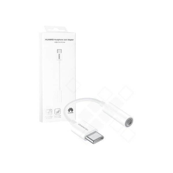 Adattatore da USB-C a jack per cuffie da 3,5 mm di Huawei CM20, bianco