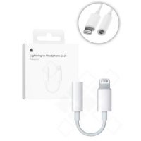 Apple MMX62ZM/A Lightning to 3.5mm connector adapter, white