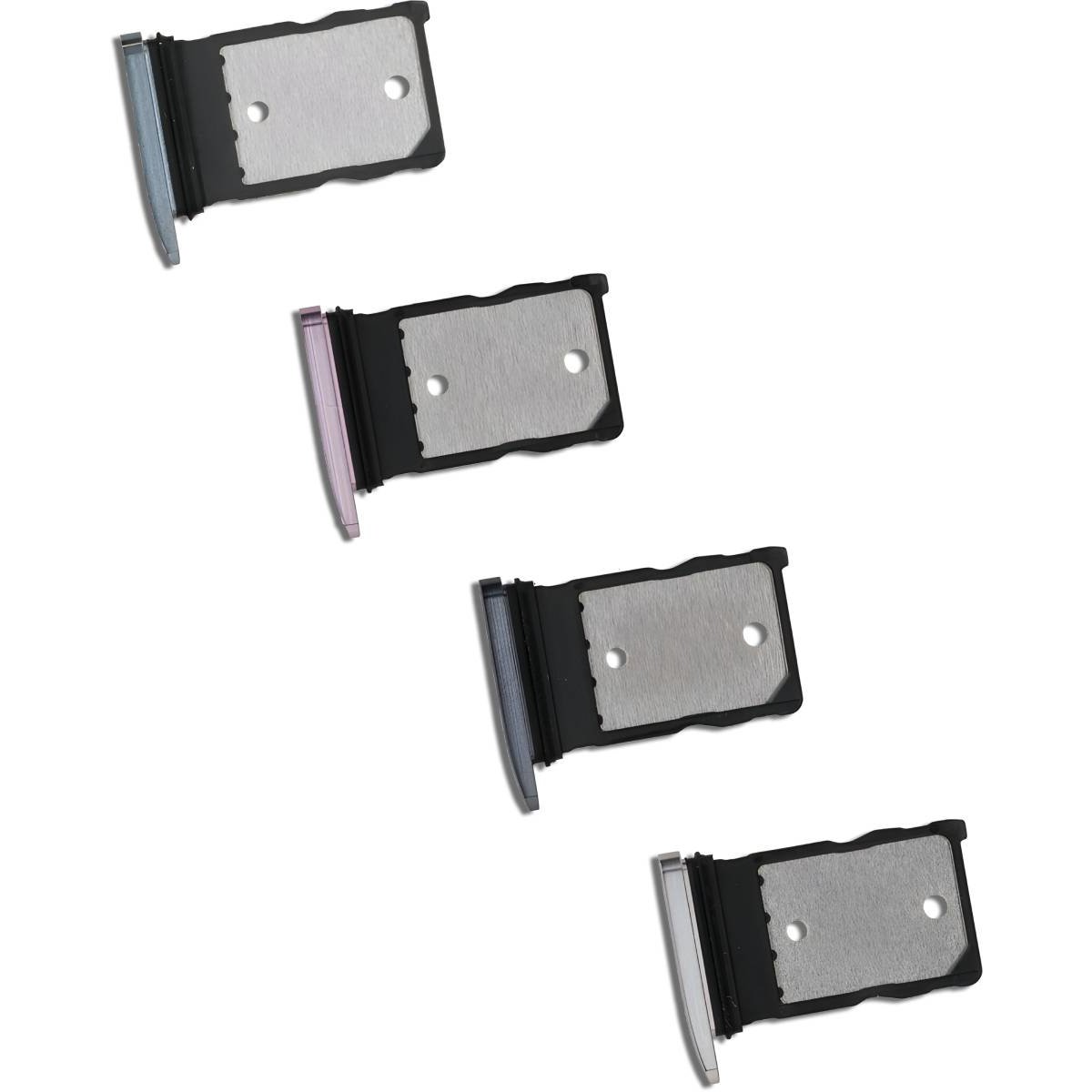 Cemobile Supporto per slot per scheda SIM di ricambio per iPhone 16 e iPhone 16 Plus (versione SIM singola) con anello di tenuta in gomma impermeabile e perno di espulsione aperto (nero