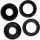 Apple iPhone 16, 16 Plus – Kit de Remplacement Lentille de Caméra et Cadre – Noir