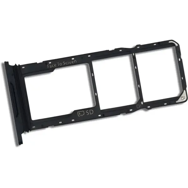 ZTE Blade A75 – Ersatz-Dual-SIM-Kartenhalter – Schwarz